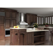 ZLINE 42" Stainless Steel Wall Range Hood, Crown Molding, KL3CRN-42