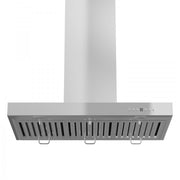 ZLINE 42" Stainless Wall Range Hood with Crown Molding, KECRN-42