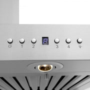 ZLINE 42" Wall Range Hood, Built-in CrownSound® Bluetooth Speakers, KECRN-BT-42
