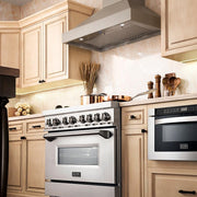 ZLINE 42" Wooden Wall Range Hood in Gray, KBUU-42