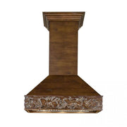 ZLINE 42" Wooden Wall Range Hood, Remote Motor, 373RR-RD-42