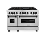 ZLINE 48" Autograph Dual Fuel Range, RASZ-SN-48-MB