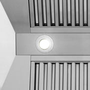 ZLINE 48" Autograph Stainless Wall Range Hood, 8654STZ-WM48-G