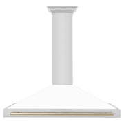 ZLINE 48" Autograph Stainless Wall Range Hood KB4STZ-WM48-MB