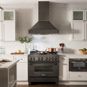 ZLINE 48" Black Stainless Steel Wall Mount Range Hood, BS655N-48
