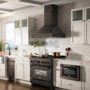 ZLINE 48" Black Stainless Steel Wall Mount Range Hood, BS655N-48