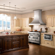 ZLINE 48" Designer Snow Stainless Finish Wall Range Hood, 8632S-48