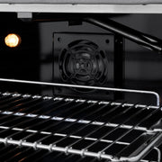 ZLINE 48 in. 8 Burner Double Oven Gas Range, Stainless Steel, SGR48