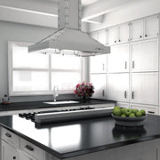 ZLINE 48 in. Porcelain Rangetop in Snow Stainless, 7 Gas Burners, RTS-48