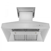 ZLINE 48" Professional Wall Range Hood, Built-in CrownSound® Bluetooth Speakers, 667CRN-BT-48