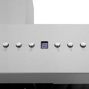 ZLINE 48" Professional Wall Range Hood, Built-in CrownSound® Bluetooth Speakers, 667CRN-BT-48
