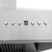 ZLINE 48" Professional Wall Range Hood, Built-in CrownSound® Bluetooth Speakers, 697CRN-BT-48