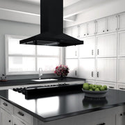 ZLINE 48" Rangetop, Black Stainless, Brass Burners, RTB-BR-48