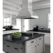 ZLINE 48" Remote Dual Blower Stainless Island Range Hood, 597i-RD-48