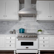 ZLINE 48" Snow Finish Range Hood with Snow Finish Shell, 8654SN-48