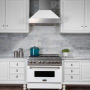 ZLINE 48" Snow Finish Wall Range Hood, White Matte Shell, 8654WM-48