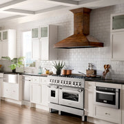 ZLINE 48" Stainless Steel 6.0 cu.ft. 7 Gas Burner/Electric Oven Range with Griddle RA48