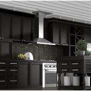 ZLINE 48" Stainless Steel Wall Range Hood, Crown Molding, KBCRN-48