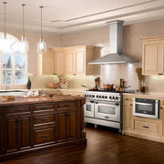 ZLINE 48" Stainless Steel Wall Range Hood, Crown Molding, KL2CRN-48