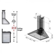 ZLINE 48" Stainless Steel Wall Range Hood KL2-48
