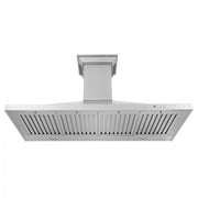 ZLINE 48" Wall Range Hood, Built-in CrownSound® Bluetooth Speakers, KBCRN-BT-48