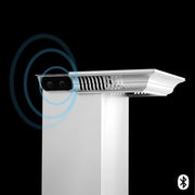 ZLINE 48" Wall Range Hood, Built-in CrownSound® Bluetooth Speakers, KBCRN-BT-48
