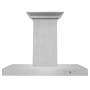 ZLINE 48" Wall Range Hood, Built-in CrownSound® Bluetooth Speakers, KECRN-BT-48