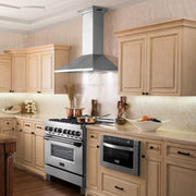ZLINE 48" Wall Range Hood, Built-in CrownSound® Bluetooth Speakers, KL2CRN-BT-48