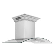 ZLINE 48" Wall Stainless Range Hood, Bluetooth Speakers, KN4CRN-BT-48