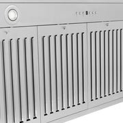 ZLINE 48" White Matte Range Hood, Stainless Steel Handle KB4SNX-WM-48
