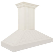 ZLINE 48" Wooden Wall Mount Range Hood in Cottage White, KPTT-48