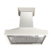 ZLINE 48" Wooden Wall Range Hood in Cottage White, KBTT-48