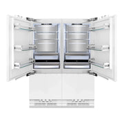 ZLINE 60" 32.2 cu. Ft. Panel Ready Built-In 4-Door French Door Refrigerator with Internal Water and Ice Dispenser RBIV-60