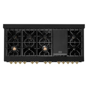 ZLINE 60" Autograph Dual Fuel Range, Black Stainless, RABZ-60-CB