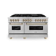 ZLINE 60" Autograph Edition, 7.4 cu. ft. Dual Fuel Range, RAZ-60-CB