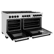 ZLINE 60" Autograph Edition, 7.4 cu. ft. Dual Fuel Range, RAZ-60-MB