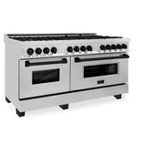 ZLINE 60" Autograph Edition, 7.4 cu. ft. Dual Fuel Range, RAZ-60-MB