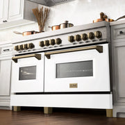 ZLINE 60" Autograph Edition, 7.4 cu. ft. Dual Fuel Range, RAZ-WM-60-CB
