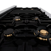 ZLINE 60" Autograph Edition, 7.4 cu. ft. Dual Fuel Range, RAZ-WM-60-G