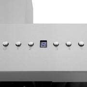 ZLINE 60" Professional Wall Range Hood, Built-in CrownSound® Bluetooth Speakers, 667CRN-BT-60