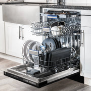 ZLINE Autograph 18" Dishwasher Black Stainless, Bronze, DWVZ-BS-18-CB