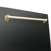 ZLINE Autograph Edition 24" Dishwasher Black Stainless, DWMTZ-BS-24-G