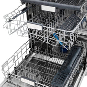 ZLINE Autograph Edition 24" Dishwasher DuraSnow, Gold DWMTZ-SN-24-G