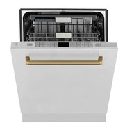 ZLINE Autograph Edition 24" Tall Tub Dishwasher DWMTZ-304-24-CB