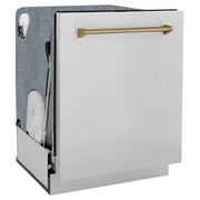 ZLINE Autograph Edition 24" Tall Tub Dishwasher DWMTZ-304-24-CB