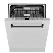 ZLINE Autograph Edition 24" Tall Tub Dishwasher DWMTZ-304-24-MB