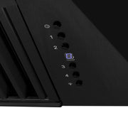 ZLINE Black Stainless Steel Range Hood with Black Stainless Steel Handle - BS655-30-BS