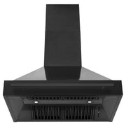 ZLINE Black Stainless Steel Range Hood with Black Stainless Steel Handle - BS655-30-BS