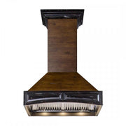 ZLINE 42" Wooden Wall Range Hood, Antigua and Walnut, 321AR-RS-42-400