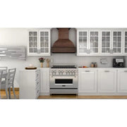 ZLINE 30" Wooden Wall Range Hood, Crown Molding 369WH-30